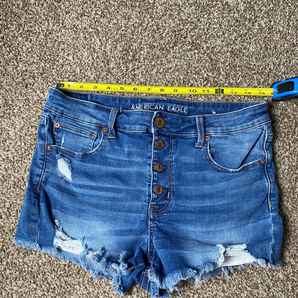 American eagle hi rise shortie size 12